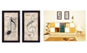 Trendy Decor 4U Music Collection By Marla Rae, Printed Wall Art, Ready to hang, Black Frame, 22" x 20"
